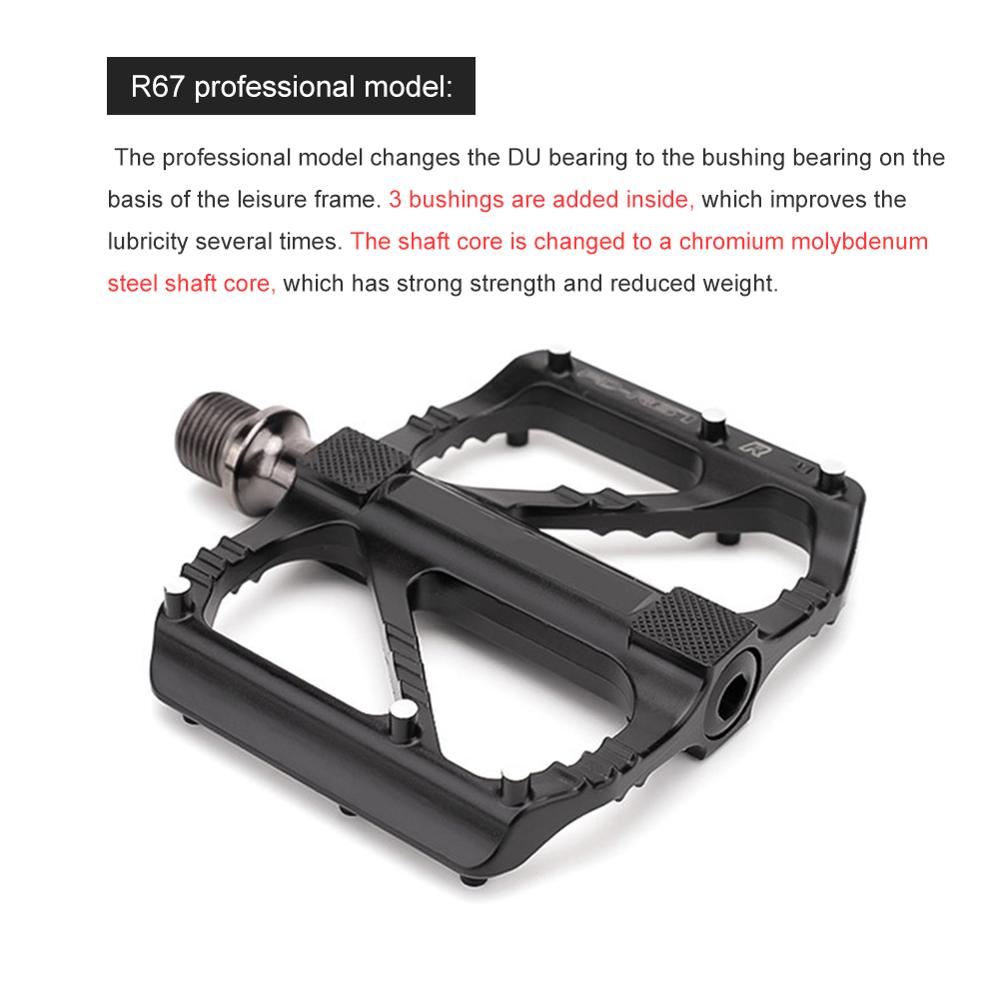 Mountain Bike Road Bike Pedal Quick Release Non-slip Ultra Light Pedal 3 Bearing Pedal Mountain Bike Bicycle Accessories
