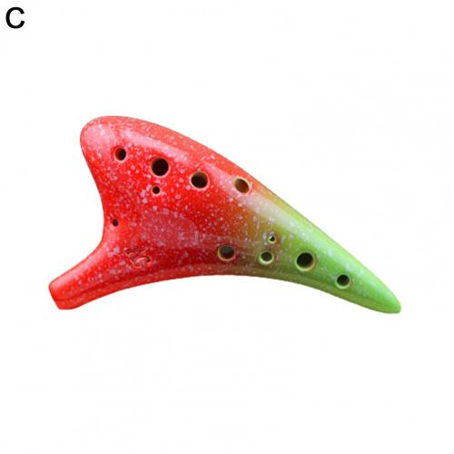 Alto C Ocarina 12 Gat Muzikale Collectie Keramische Tenor Ocarina Fluit Instrument Voor Beginner Ocarina Ocarina Fluit Instrument: C