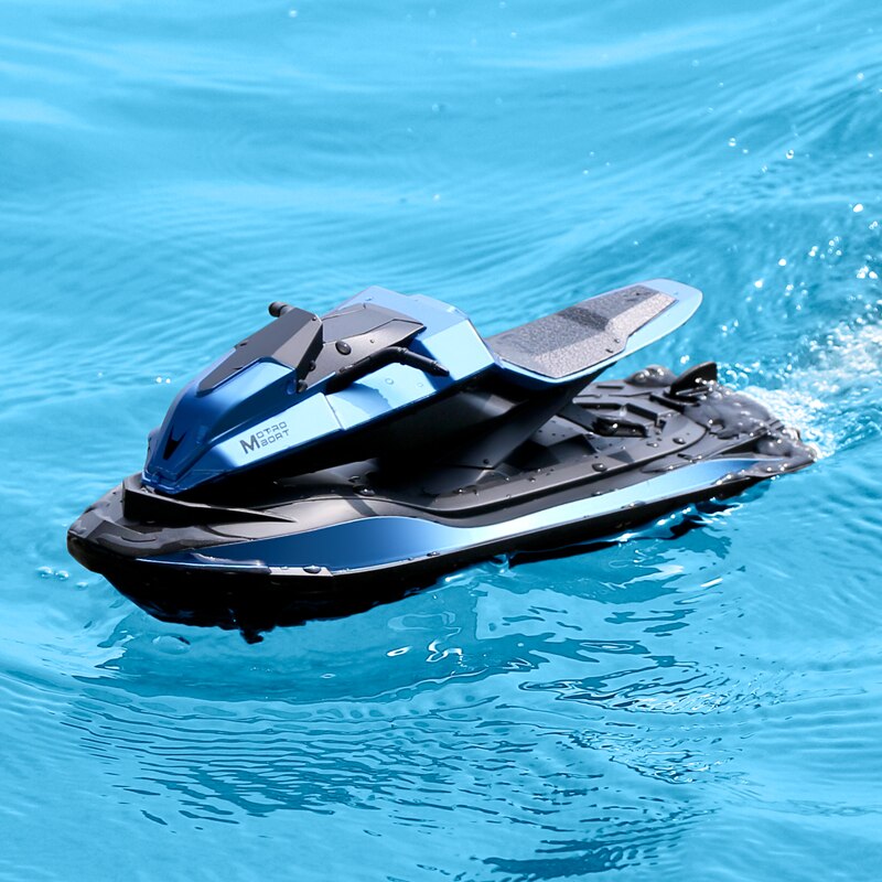 Jjrc  s9 2.4g fjernbetjening speedbåd 20 min roning sommerlegetøj speedbåd motorcykel roning rc legetøj til børn jul