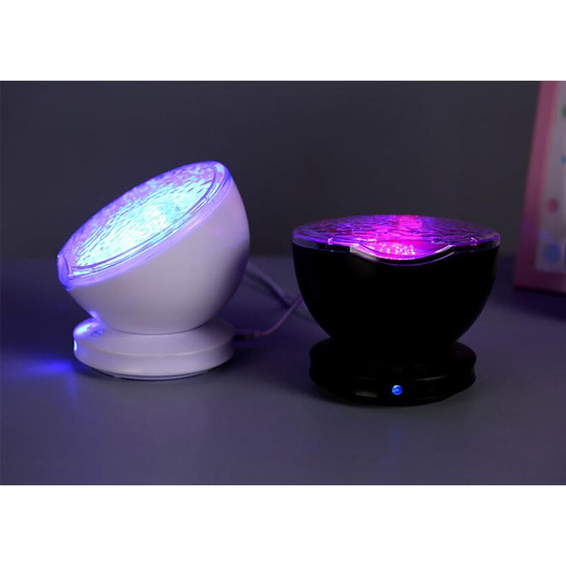 AKDSteel LED veilleuse projecteur étoilé mer maître enfants enfants bébé sommeil romantique coloré LED USB lampe de Projection