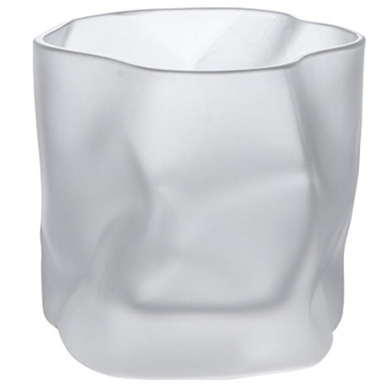 Krystall whiskyglass uregelmessig stilfritt vinglass drikkeglass kopp til whisky vin vodka bar klubb øl vinglass: Hvit