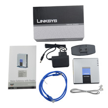 Linksys pro spa 3102 voice gateway voip telefon router 1 fxo +1 fxs ulåst telefonadapter ata adapter ingen detailboks