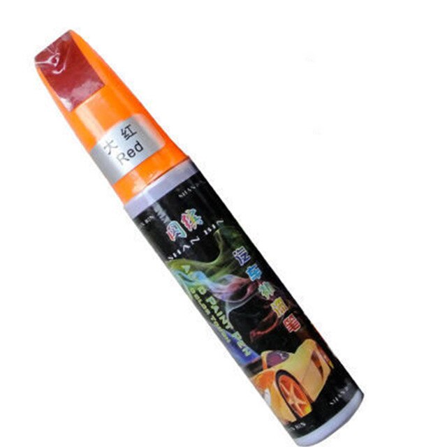 EALEN Car Care Paint Repair Pens Auto Scratch Remover pen For Toyota C-Hr Corolla Seat Leon Ford Focus 2 Fiesta Ranger Mazda 3: Red
