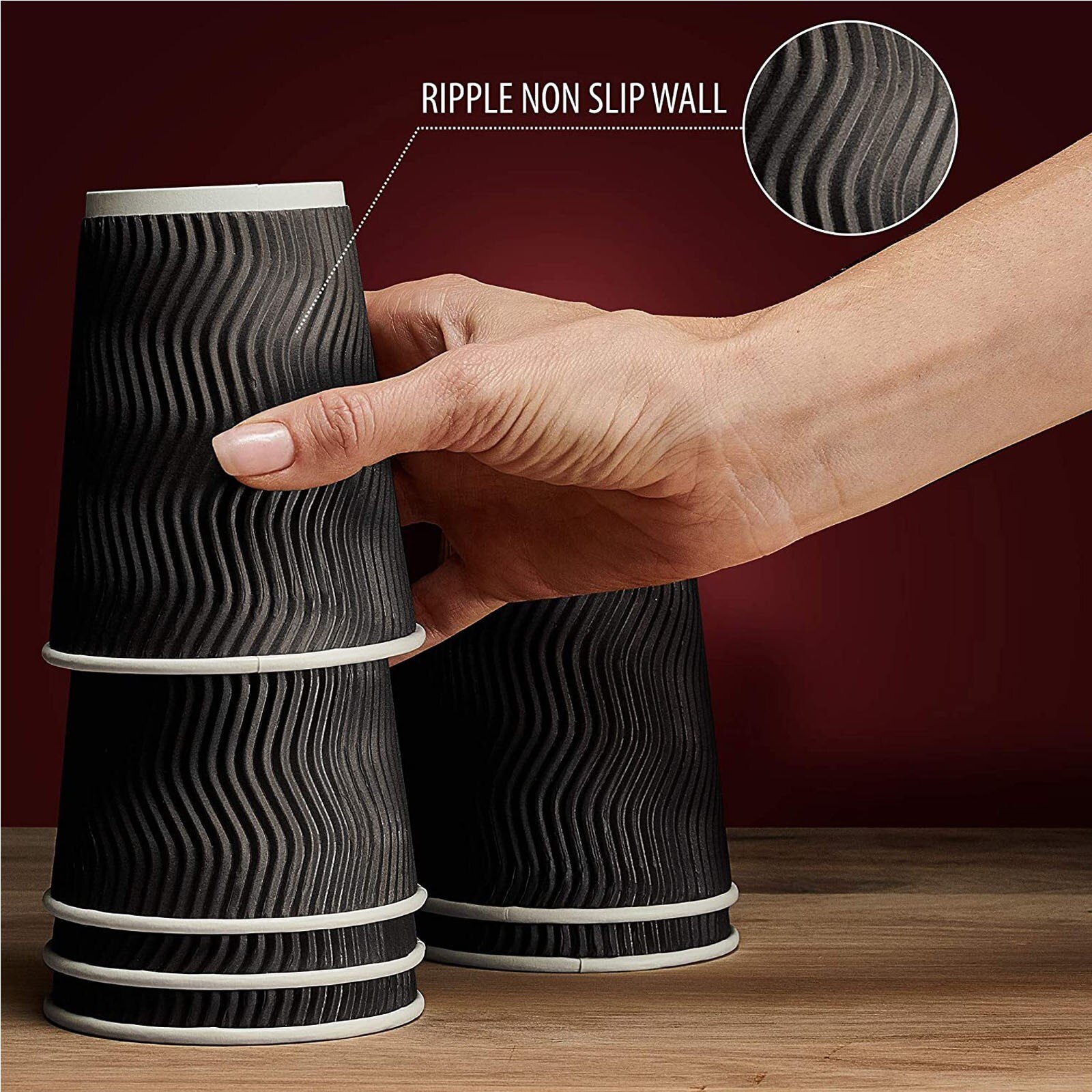 50PCS Cardboard Disposable Cup White Drink Cold Drink Paper Cups Home Office Milk Juice Coffee Beer Table Cups: Default Title