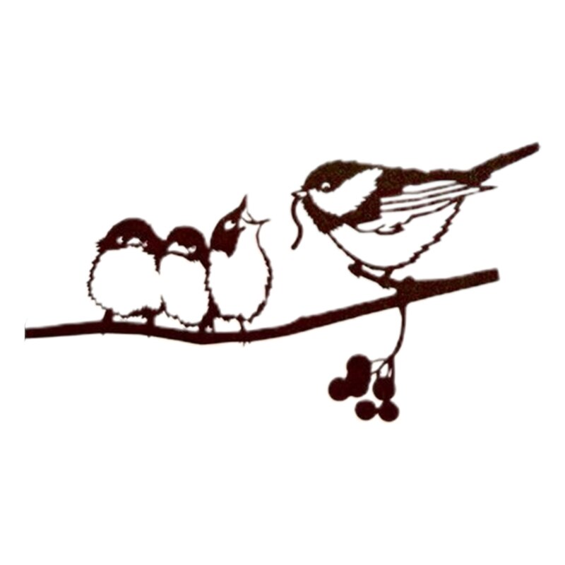 Yard Art Tree Bird Owl Animal Art Garden Metal Tree Stainless Steel Art Metal N7MD: 8