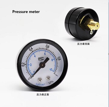 Ar2000 g1/4 '' luchtcompressor drukregelklep met fitting: Drukmeter