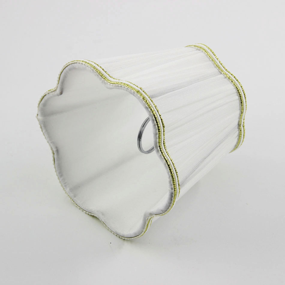 DIA 13.5cm/ 5.31 inch Warm Style Lamp Shades,White Color ,Clip On