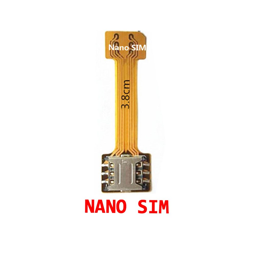 Hybrydowy podwójny podwójny adapter karty SIM mikro SD dla androida wypełniacz 2 adapter Nano mikro SIM dla XIAOMI REDMI Uwaga HUAWEI: Nano SIM