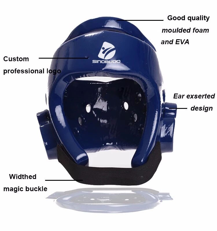 Sinobudo Taekwondo Hoofd Protector Karate Apparatuur Helm Mma Muay Thai Boksen Hoofdbeschermer