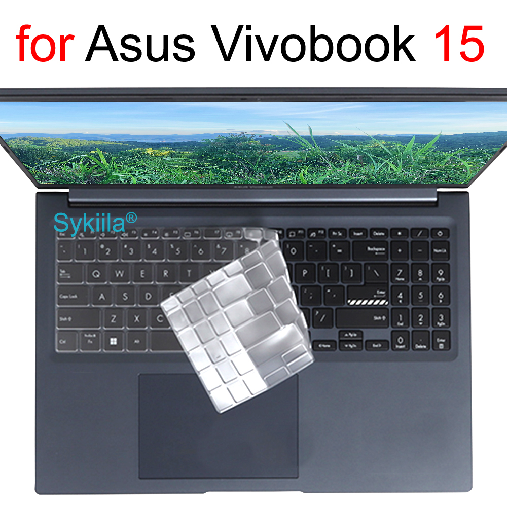 Housse de clavier pour ASUS Vivobook 15 Pro 15X OLED GO S S15 N6506 S5507 S5506 M5506 X1505 M1505 K3504, coque de protection en Silicone