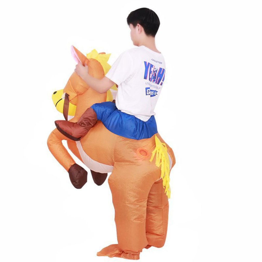 Halloween western cowboy oppustelig kostume sjovt sjov karneval fest spoof kostume rekvisitter