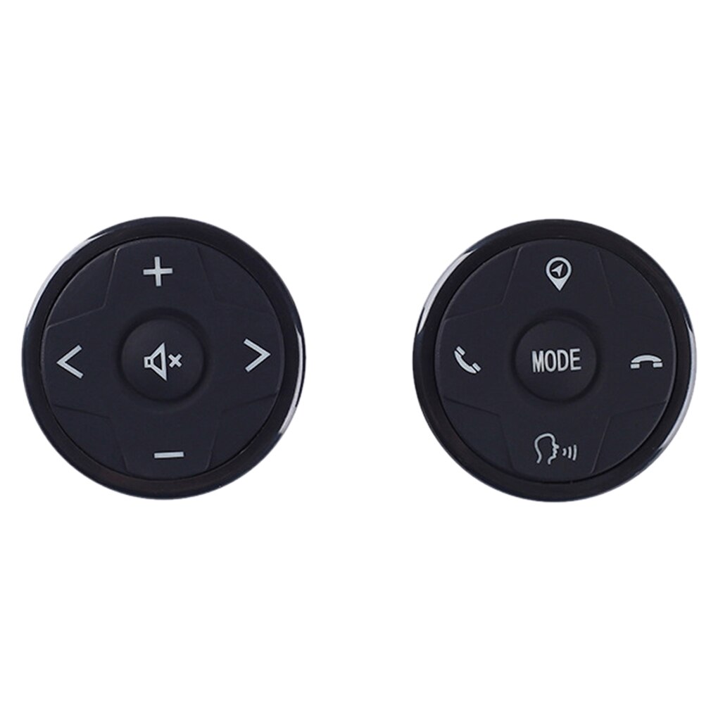 Universal Car Steering Wheel Remote Control Panel 10 Keys Music Wireless DVD GPS Navigation Radio Buttons: No.1