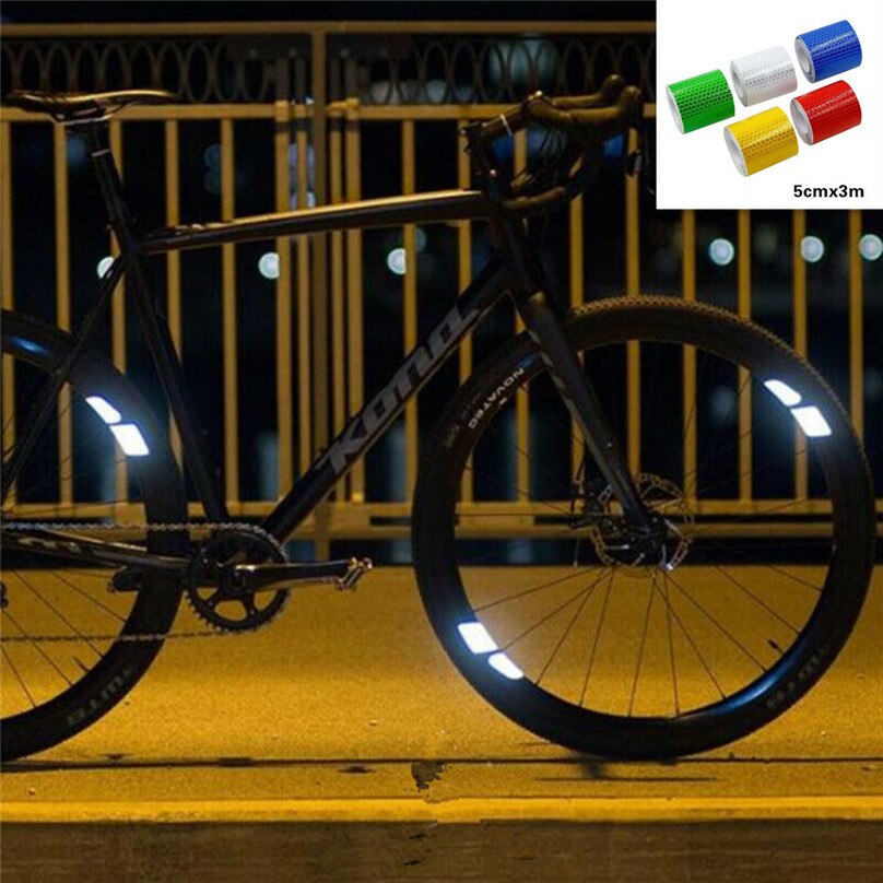 Fiets sticker Minimalistische 360°Visibility Fiets Reflectoren Fiets Wheel Spoke Reflecterende Stickers Fiets sticker & 4jj08