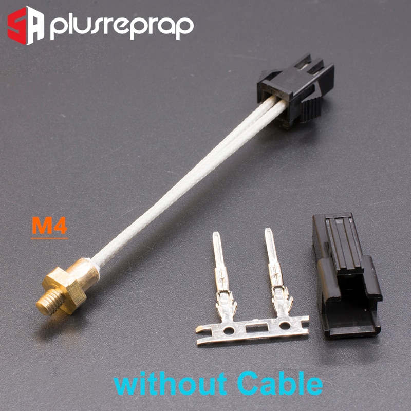 Termistor M4 atornillable ATC Semitec 104GT-2 104NT NTC 100K 3950 para extrusora de impresora 3D Hotend