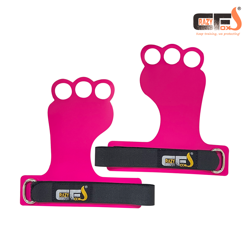 Gants d'haltérophilie pour haltères, poignées de gymnastique, entraînement côtelé, musculation, fitness en surpoids, Kettlebel: Violet / S