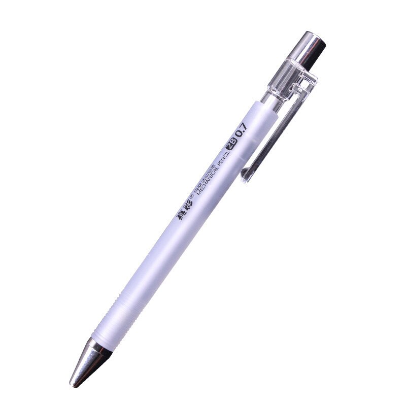 Lápices mecánicos de 0,5mm y 0,7mm, caja de 12 unidades, lápiz de dibujo automático, porta-mina para oficina y escuela, material de papelería