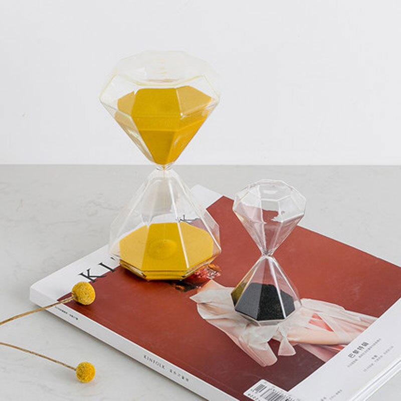 5/30/60 minuter sand klocka nordisk stil timglas guld sand timer hus dekor ornament kontor studie skrivbord hantverk