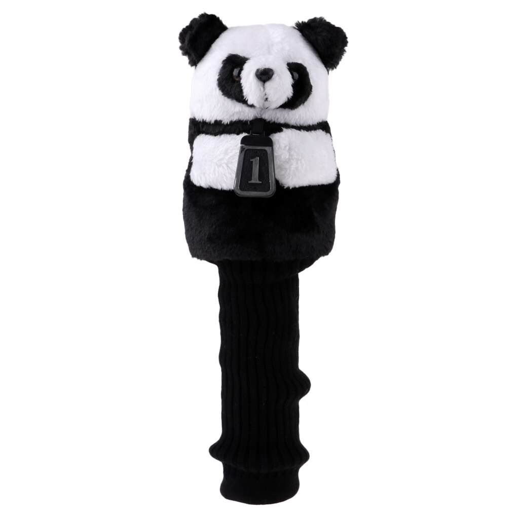 Nyhet dyr sport golf klubb headcover beskytter golf sjåfør tre headcover til 460 cc/ Nei .1 tre sjåfør jul: panda