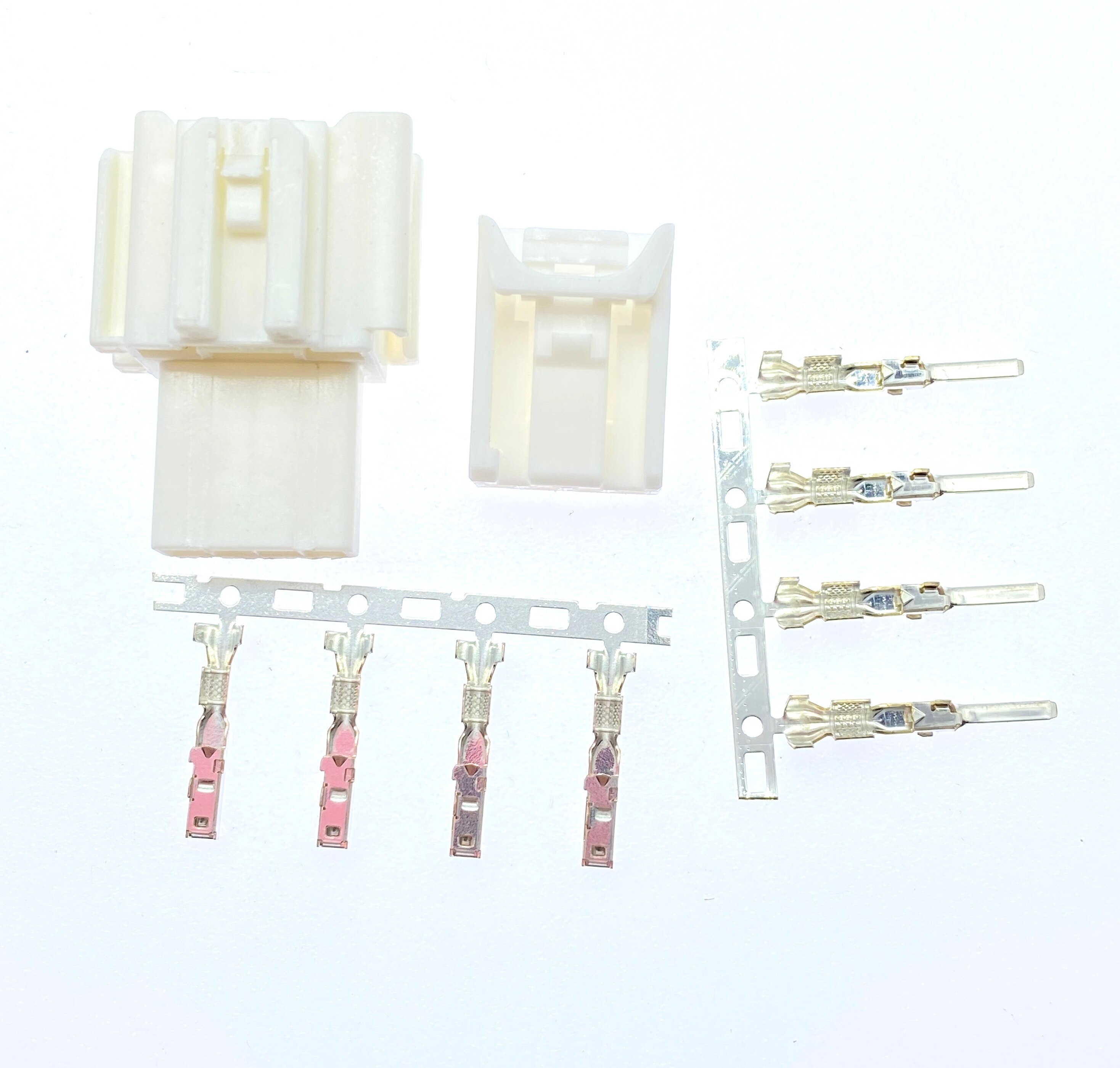4PIN for Mazda hairspring heating connector for Honda CRV fuse box cable wire line: female male pin