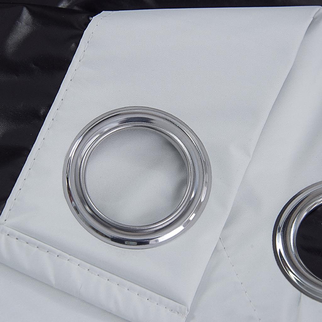 Solid Waterproof Window Blackout Curtain Outdoor/Indoor Panel Patio Blackout Drape UV Privacy For Kitchen Bedroom Living Room