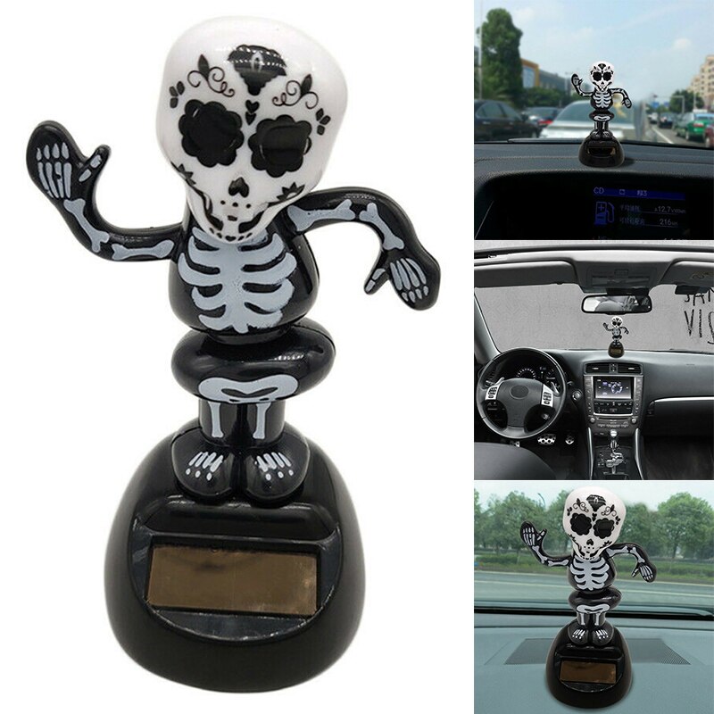 Solcelledrevet dansende halloween svingende animert boble danser leke bil dekor leke til bilen игрушка в машину качает nsv 775: misligholde tittel