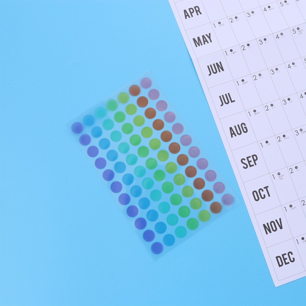 2Pcs Calenders Calender Lovely Planner Simple Style Wall Memo for Home