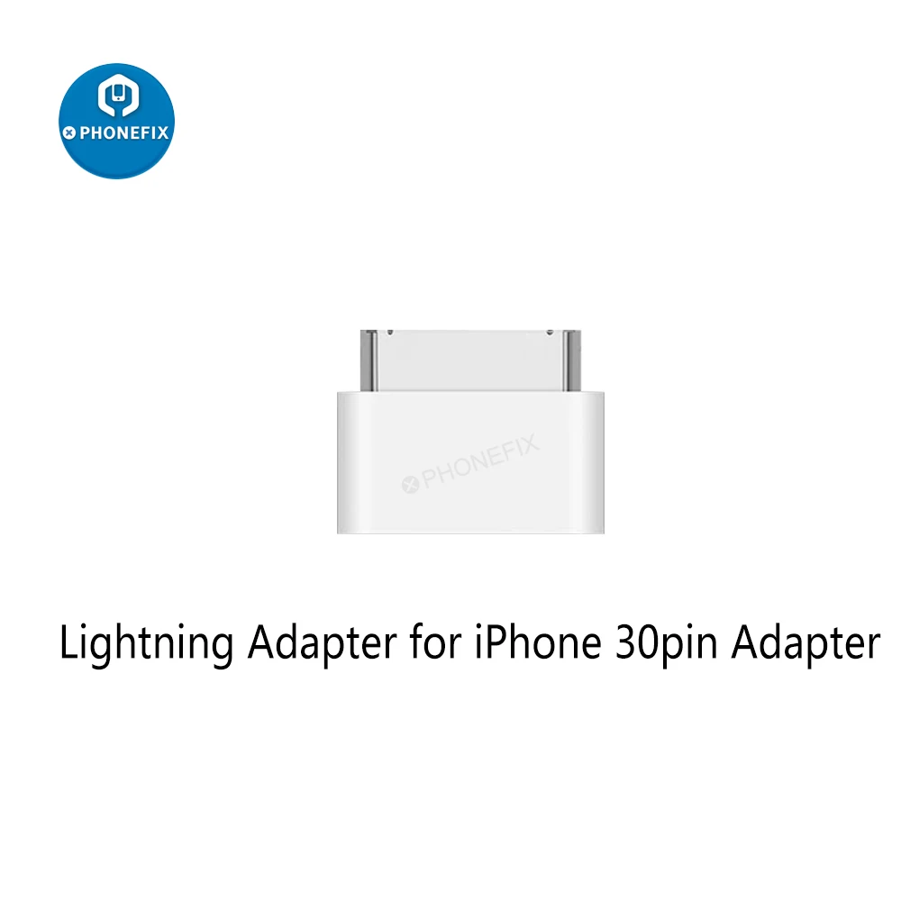 Adaptador de iluminação fêmea de 8 pinos para 30 pinos macho, conversor para carregadores, estações de encaixe para iphone 4 4S ipad 2 3 ipad touch 3 4: Default Title