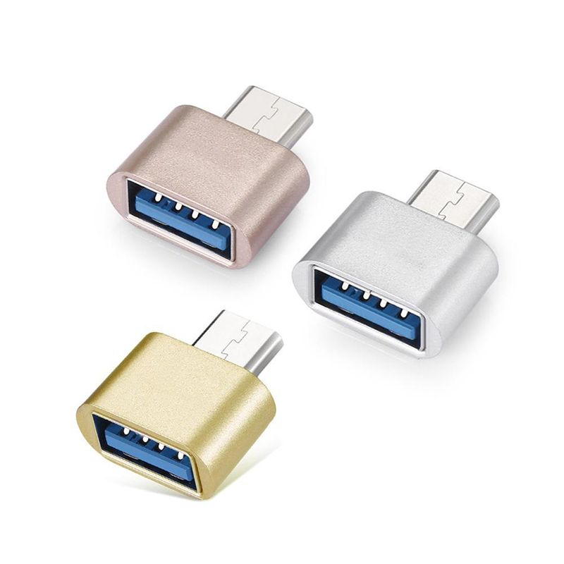 OTG Type C To USB 2.0 OTG Adapter USB C to USB 2.0 Converter Universal Male To Female Adapter Connector For Android Smartphones