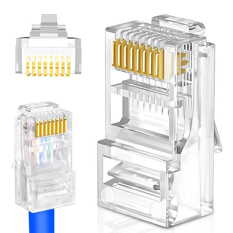 RJ45 Crimping Tool, Cut, Strip Tool with Cable Tester, Cat5 Connectors,Covers,Network Wire Stripper