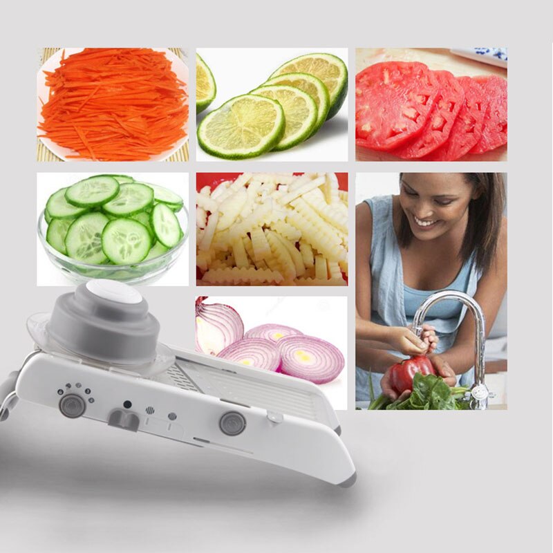 Handmatig Groentesnijder Mandoline Cutter Rasp Fruit Chooper Julienne Aardappel Wortel Ui Keuken Groente Tool Accessoires