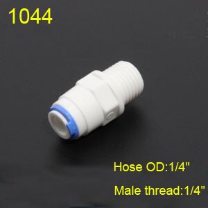 1/2 "3/4" 1/8 "gwint plastikowa rura 1/4" 3/8 "OD wąż rury szybkie złącza RO złącza wody armatura System odwróconej osmozy: PC6.35-02