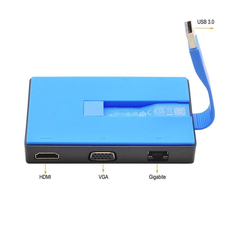adapter wideo USB 3.0 z chipem Displaylink, USB 3.0 robić HDMI lub VGA, Gigabit USB 5-w-1, Centrum USB 3.0 robić HDMI dla okna i prochowiec