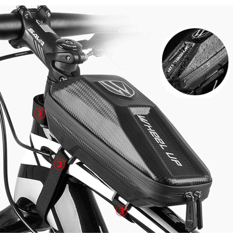 Fietsen Fiets Voor Top Tube Frame Pannier Double Bag Pouch Telefoon Houder