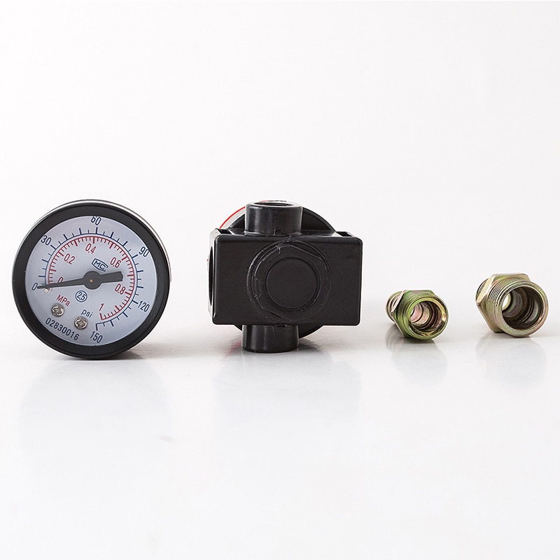 Air Pressure Regulator R1/4 Air Pressure Adjustment Table Air Pressure Gauge Regulator Digital 150 - 199 PSI 2 - 3.9 Inches: Default Title