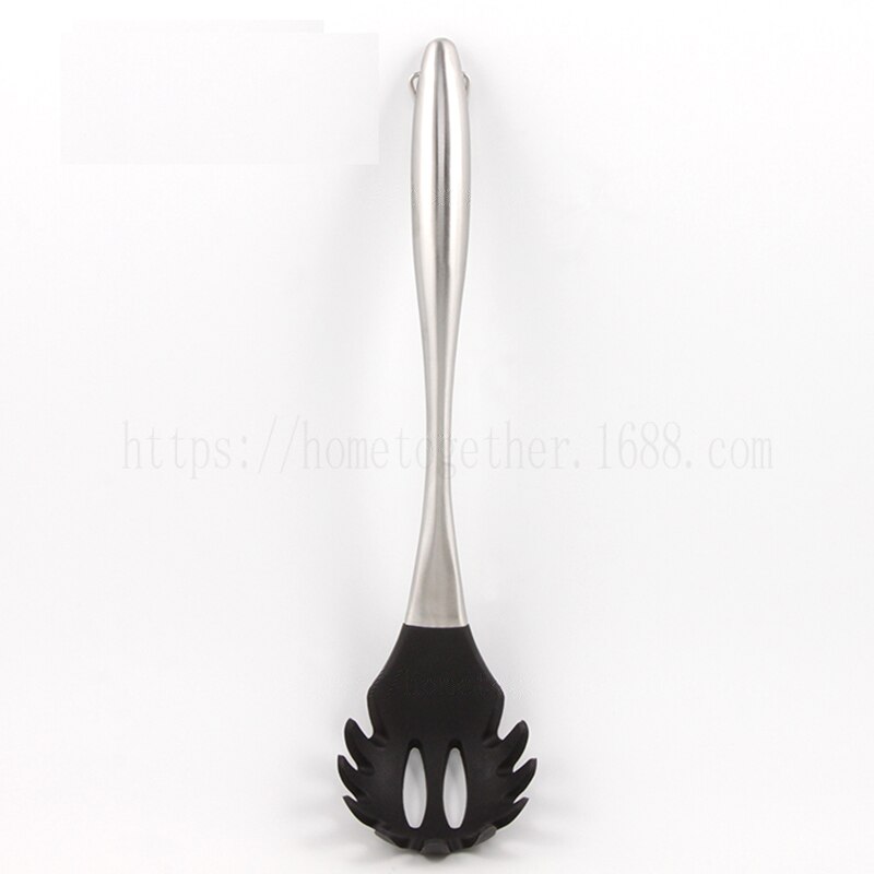 Pasta nudel skje pasta scoop dørslag nudler spaghetti øse spor skje dørslag silikon kjøkken gadget pasta server