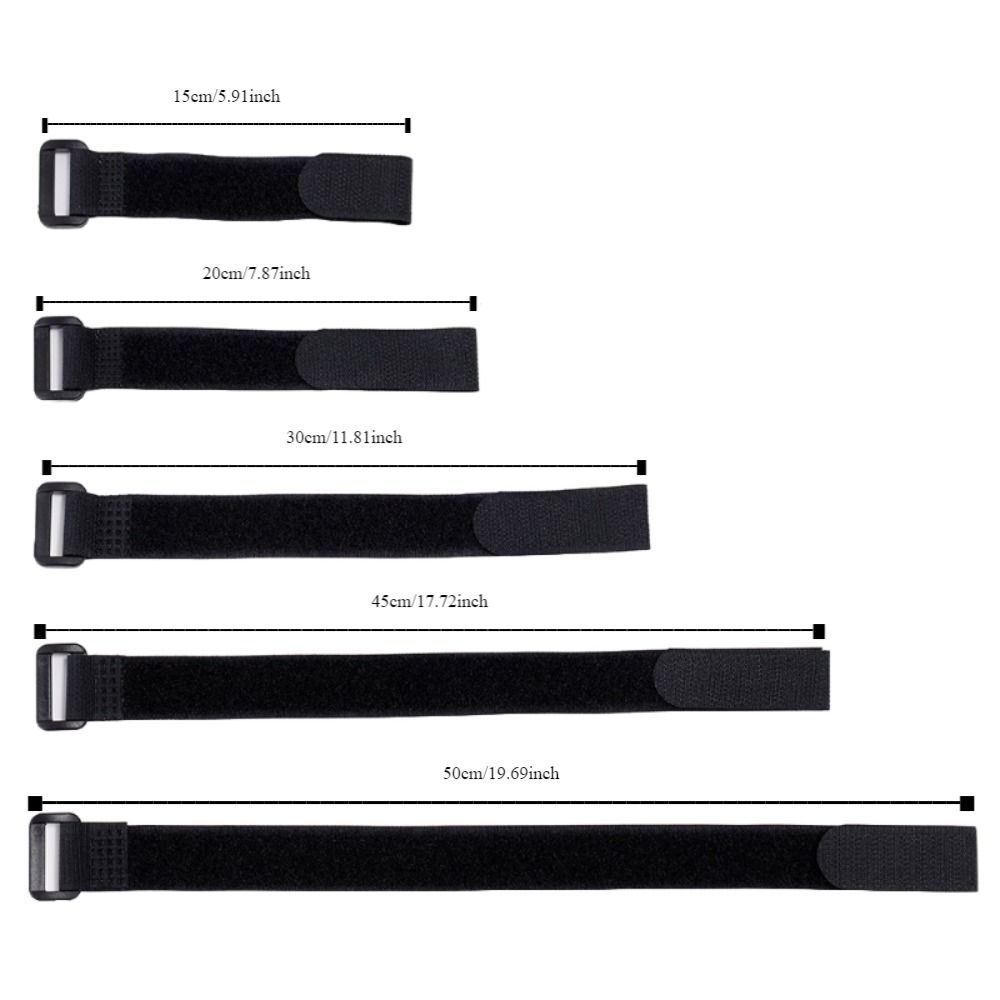 10 stk. justerbare genanvendelige kabelstropper til organisering, fastgørelse, kabelbindere, nylon, omvendt spænde, kabelbindere til garage