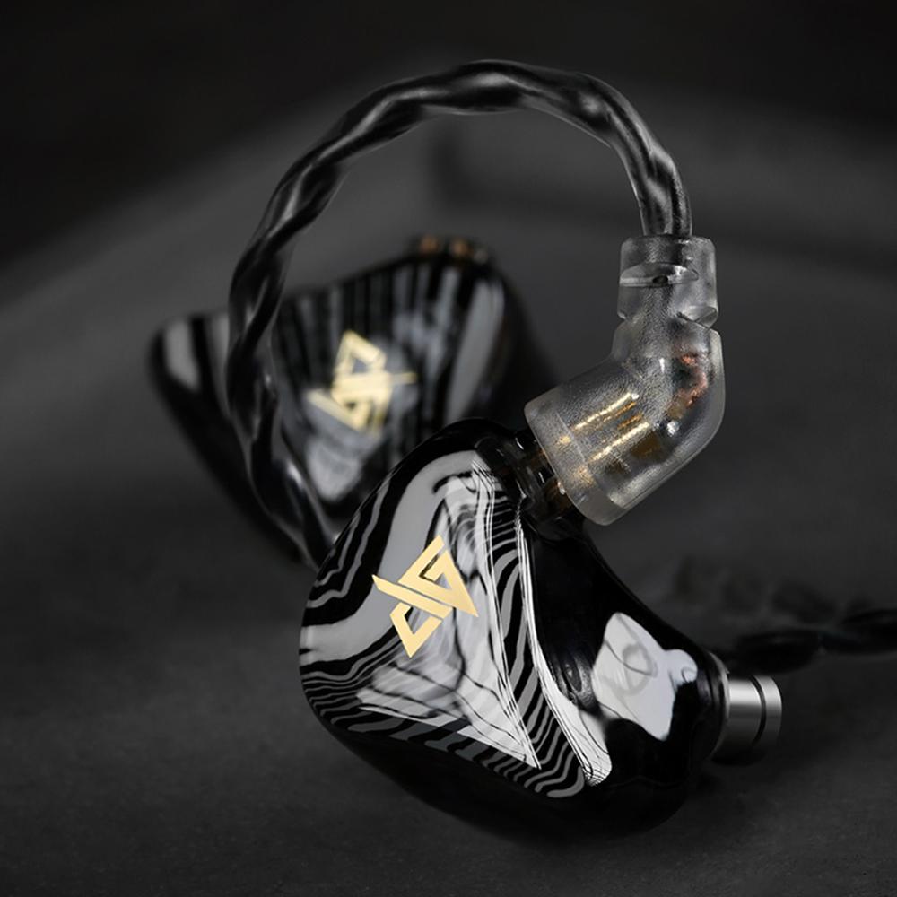 AUGLAMOUR T100 Afneembare Kabel In Ear Oortelefoon Hifi Running Sport Oortelefoon Drive Unit Headset Noise Cancelling Oordopjes