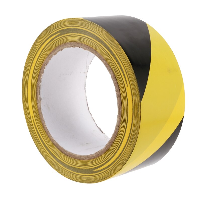 1 Roll Hazard/Warning Safety Tape Colours Black Grandado