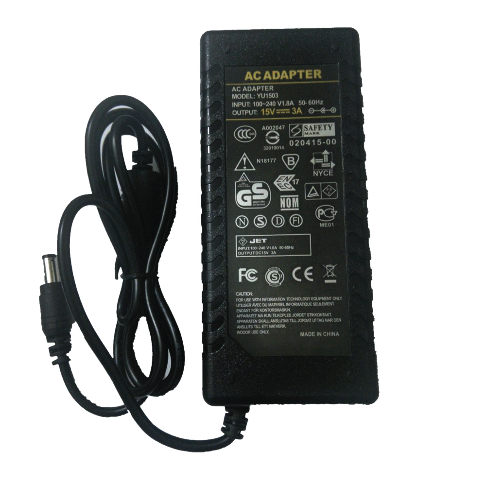 15V Switching Power Supply AC DC Adapter 15V 3A 4A 5A 6A 8A 45W 60W 75W 90W 120W LED Speaker Sound Audio Power Charger