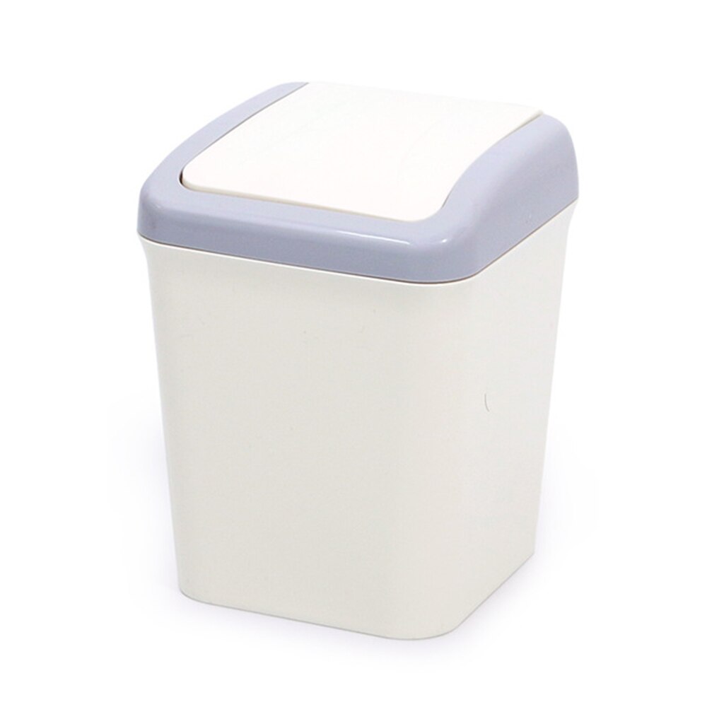 Home Storage Box Kitchen Cute Mini Waste Bin Office Bathroom Trash Can Desktop Garbage Box Table Dustbin Sundries Barrel Bins: 3