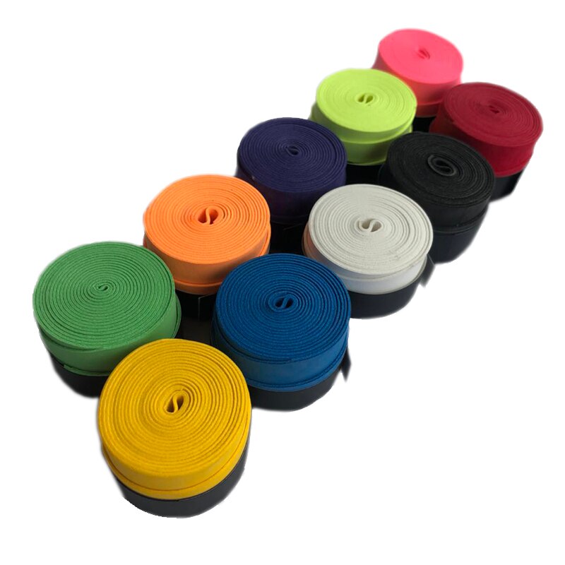 60 stuks zarsia dry feel tennisracket overgrips, badminton grip overgrip, tennis racket grip zweetband, vishengel grips