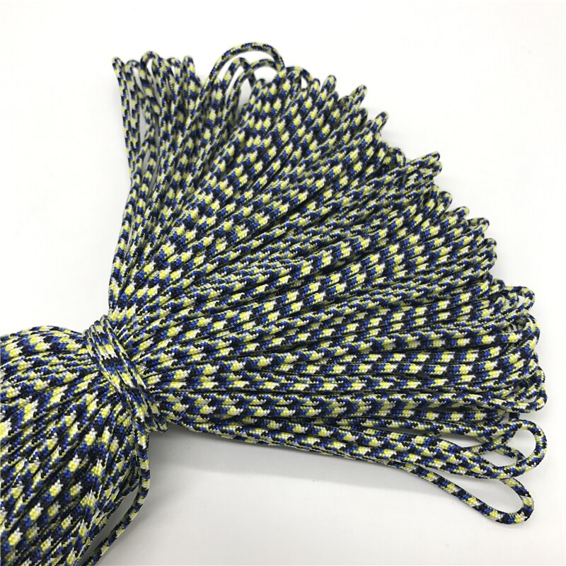 10 jardów/Lot 2mm linka spadochronowa smycz liny Mil Spec typu jeden Strand wspinaczka Camping Survival sprzęt DIY biżuteria, dzięki czemu: 36