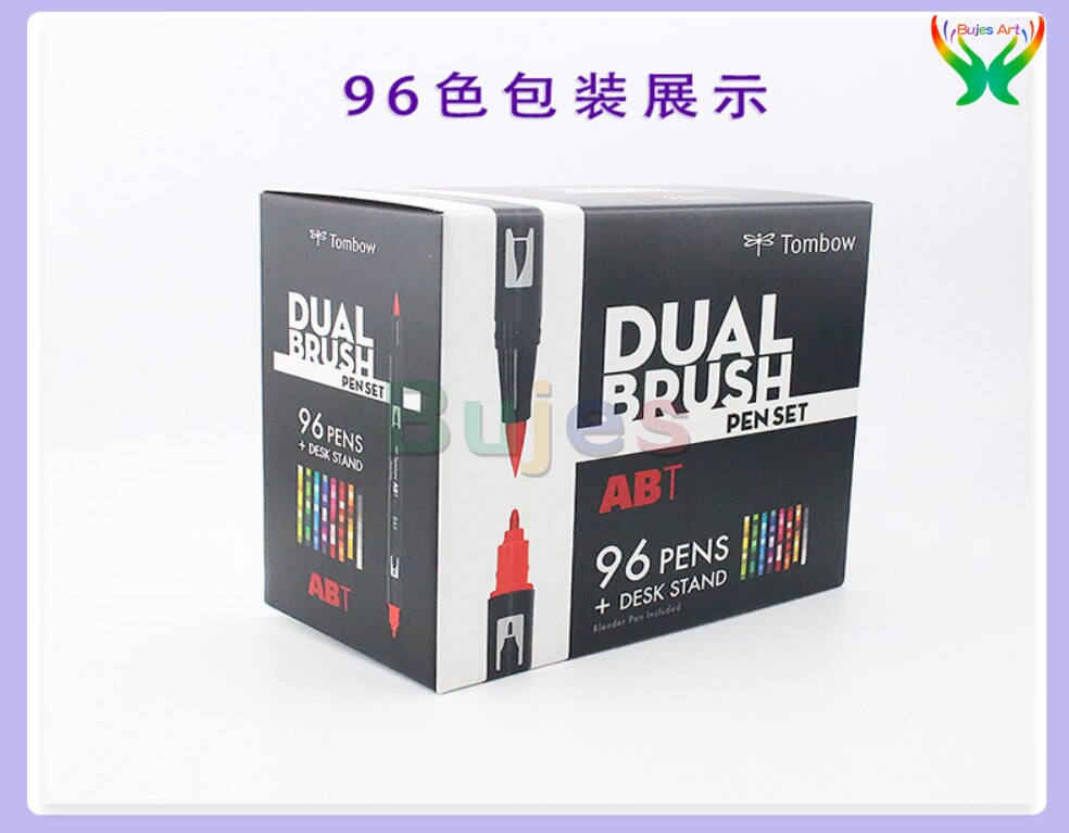 Tombow Abt 4/10/96/108 Kleur Zachte Hoofd Aquarel Pen Dubbele Hoofd 0.8/2.3Mm schilderen Borstel Hand Tekening Professionele Kunst Levert