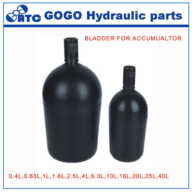 Bladder for NXQ accumulator hydraulic bladder 0.4L,0.63L,1L,2.5L,4L,6.3L,10L,16L,20L,25L,32L 40L