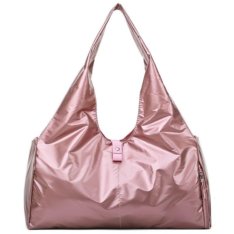 Yoga-fitness-tasche, schuh-sporttasche für #39 , leichte, tragbare reisetasche für kurze strecken: Roségold