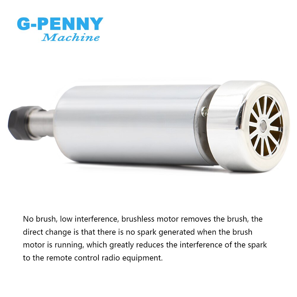 400w ER16 ER11 High Speed CNC Spindle motor 400w Air Cooled Spindle motor PCB Spindle for engraving milling cnc router machine