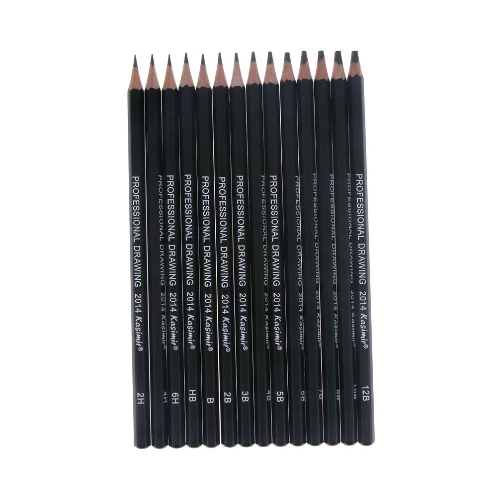 14Pcs/box Sketch Pencil Paper Drawing Pencil Set Stationery Art Professinal Sketch Art Drawing Sketching Pencil School Supply