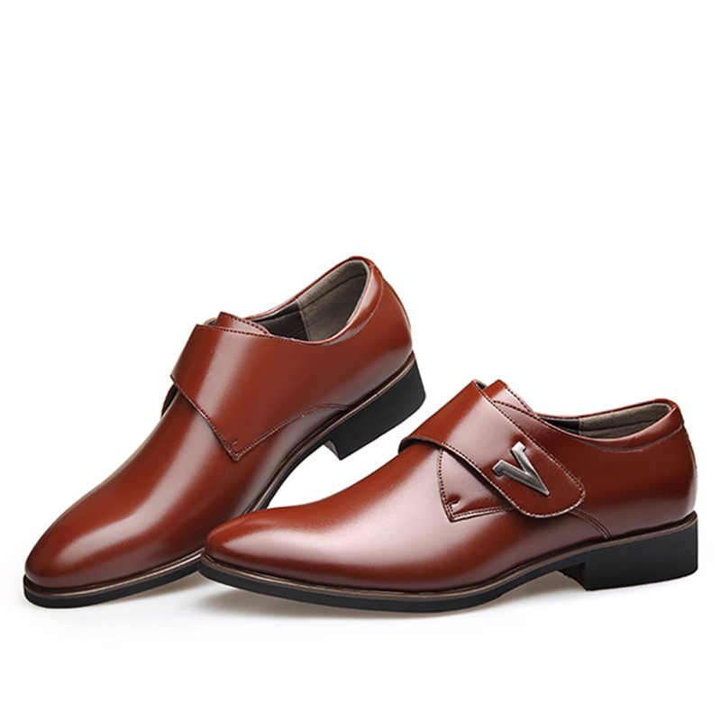 Modern slip-on herr kostym klänning skor kontor bekväma man läder skor zapatos hombre dfv 67