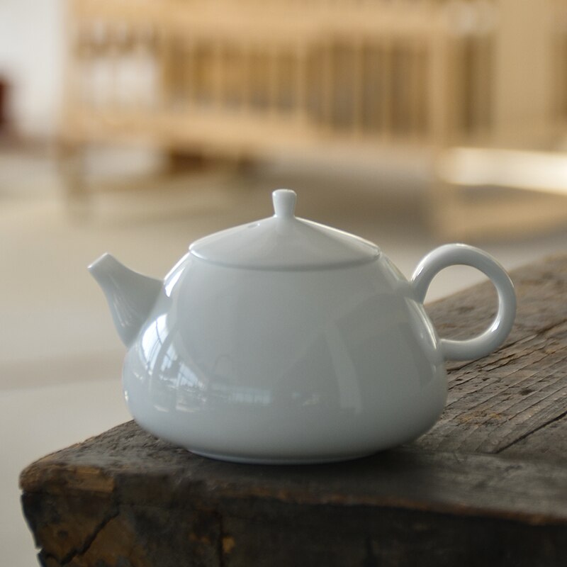 LUWU ceramic teapots white porcelain tea pot chinese tea pot drinkware