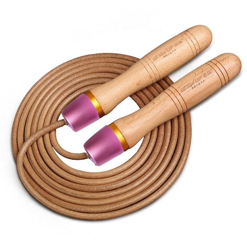 Crossfit Wood Handle Skipping Ropes Single Jumping... – Grandado